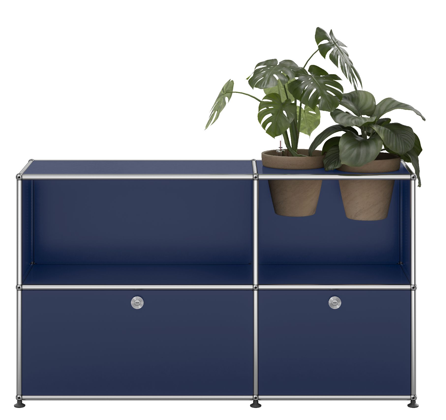 USM Haller dressoir M57 met klapdeuren en plantenbak