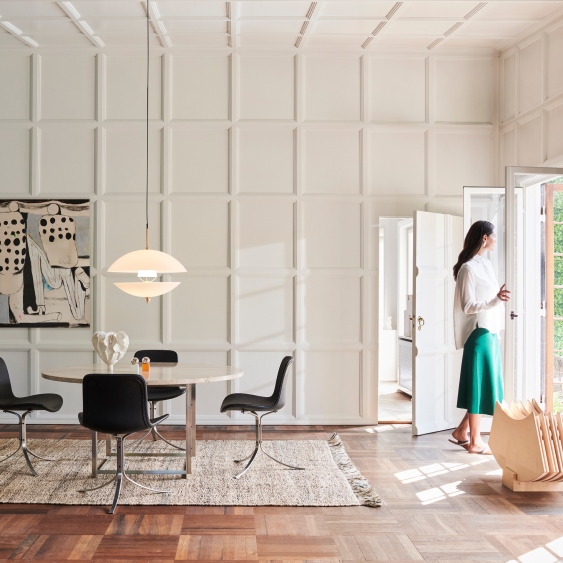 Clam hanglamp Fritz Hansen D 44 cm UNIEK EXEMPLAAR