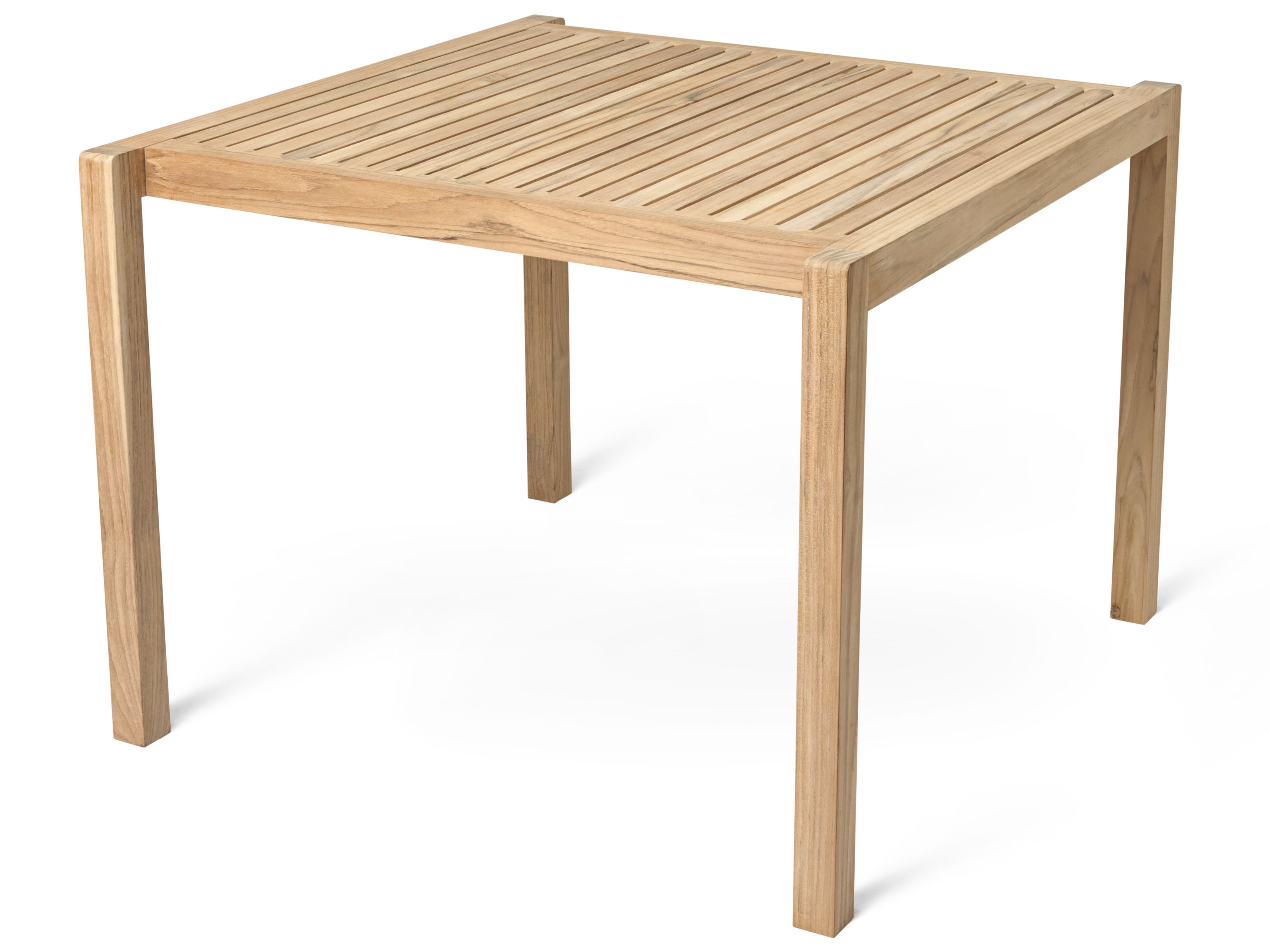Quadratischer AH902 Esstisch von Carl Hansen & Søn aus Teakholz für den Außenbereich.