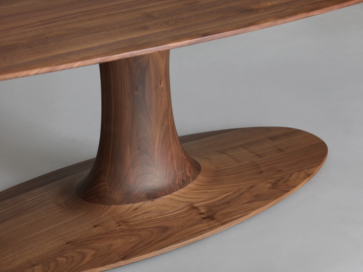 Draaitafel Oval L 300 - 330 cm Eettafel Zeitraum