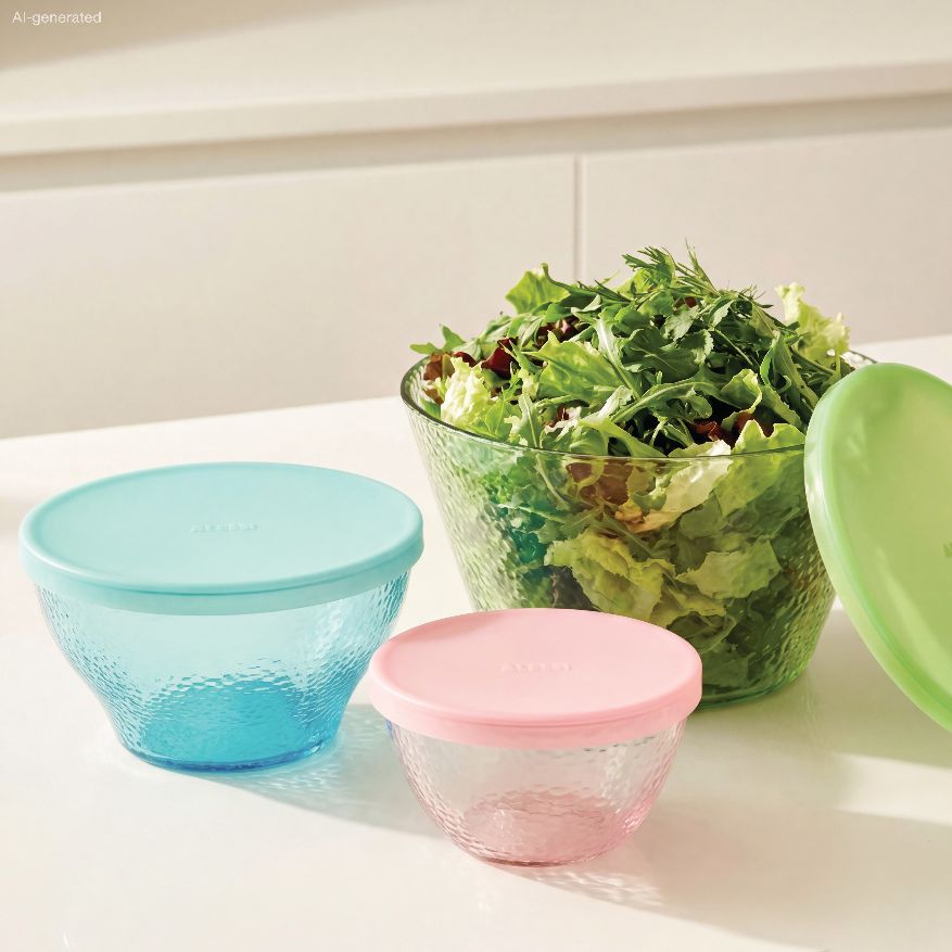 Fresco glazen bewaarset 3-delig Alessi
