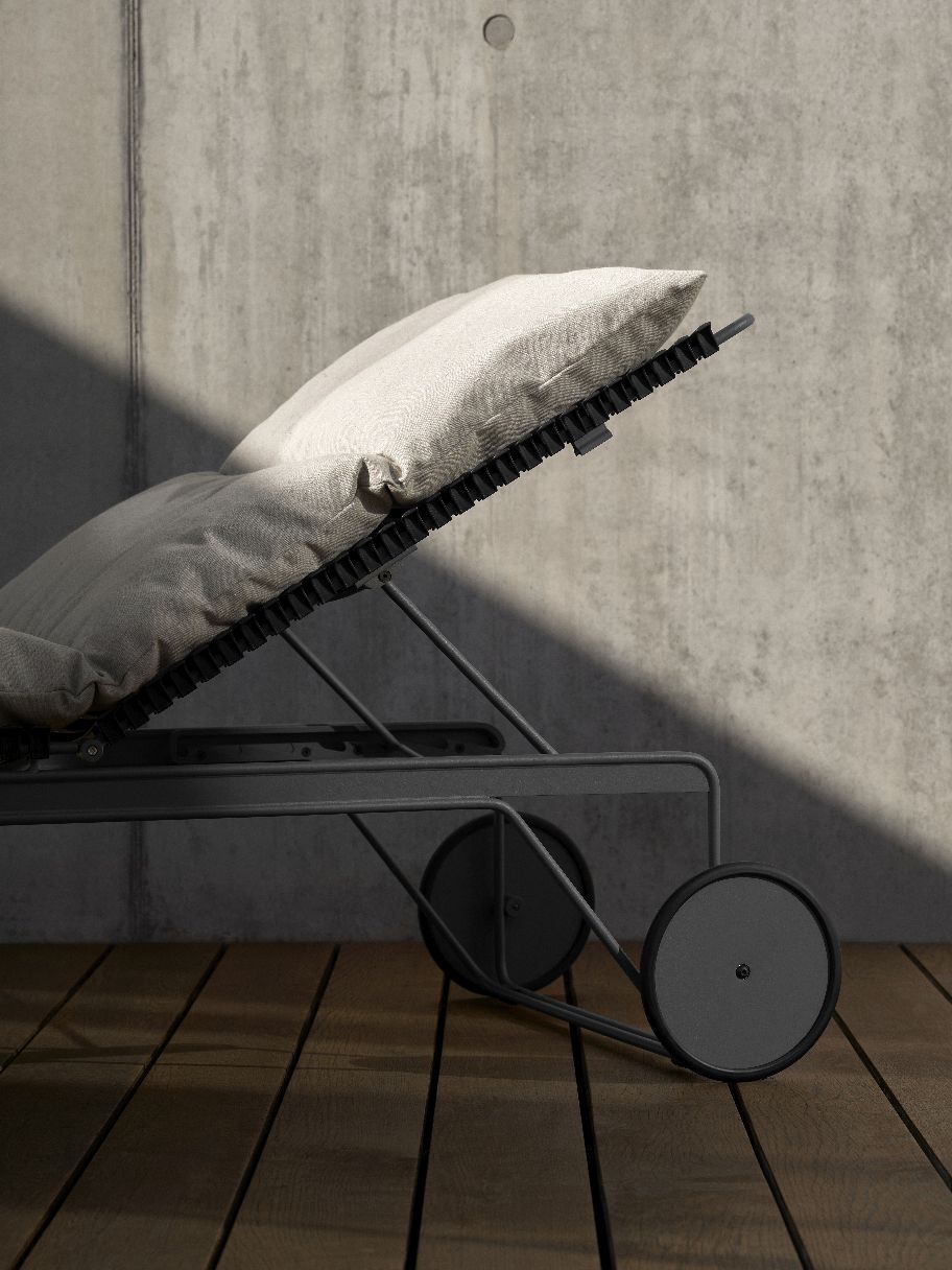 Cushion-kussen voor Click verstelbare chaise longue voor buiten van Houe 