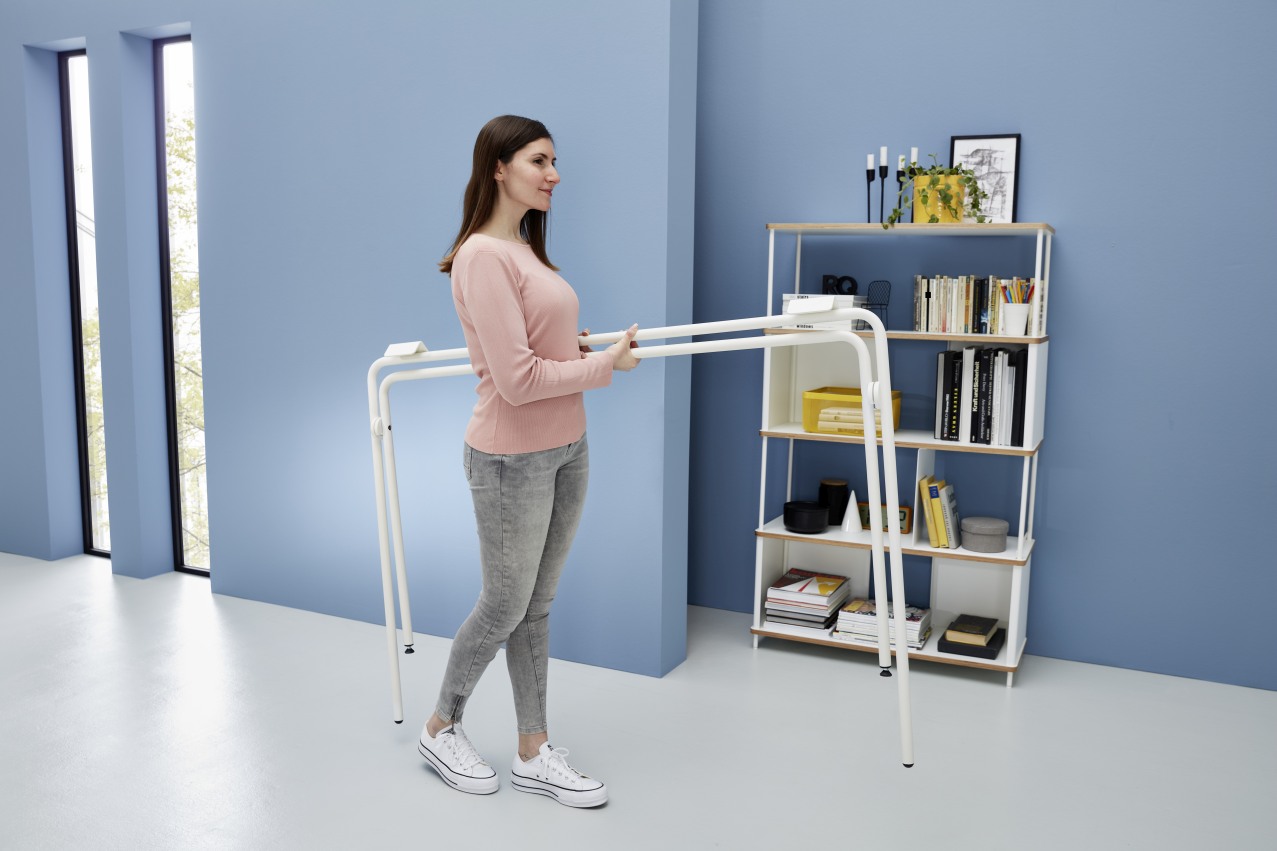 Plato opklapbaar secretaire / bureau van Müller Möbelwerkstätten