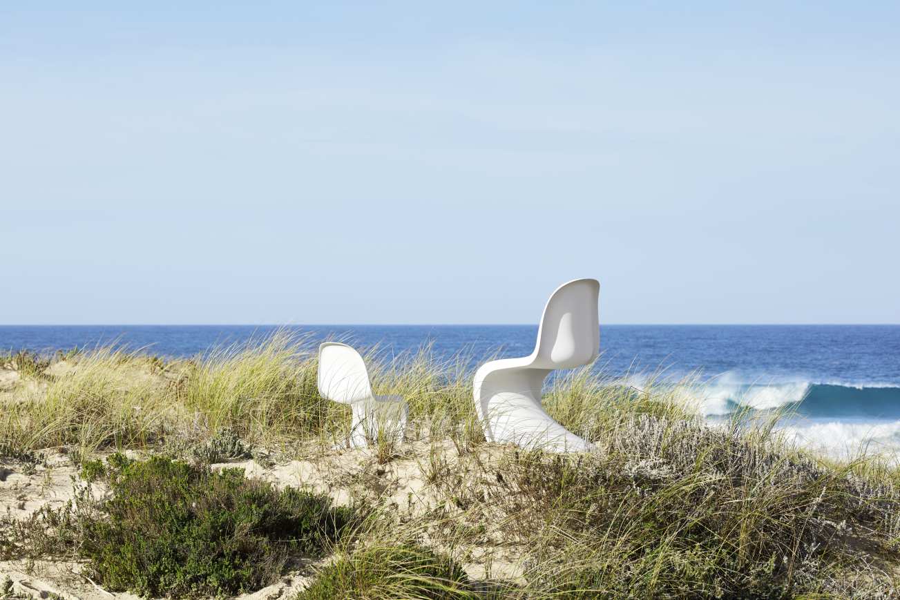 Panton Chair kunststof stoel Vitra NIEUWE HOOGTE