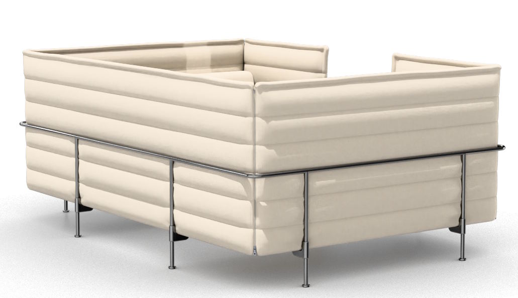 Alcove Cabin 2-zitsbank met lage rugleuning Vitra