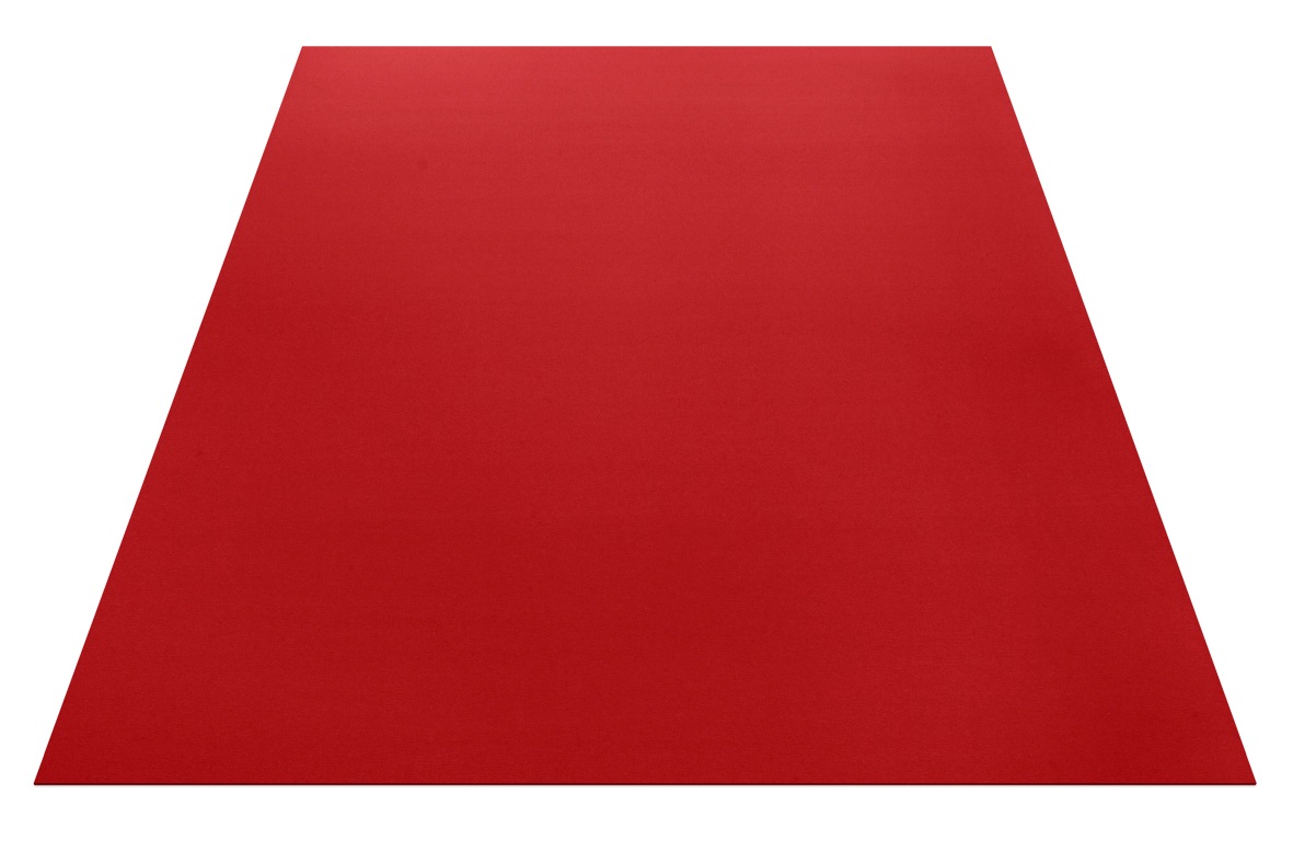 Roter, rechteckiger Teppich von HEY-SIGN by BWF Group, ideal für Wohnzimmer und Schlafzimmer.