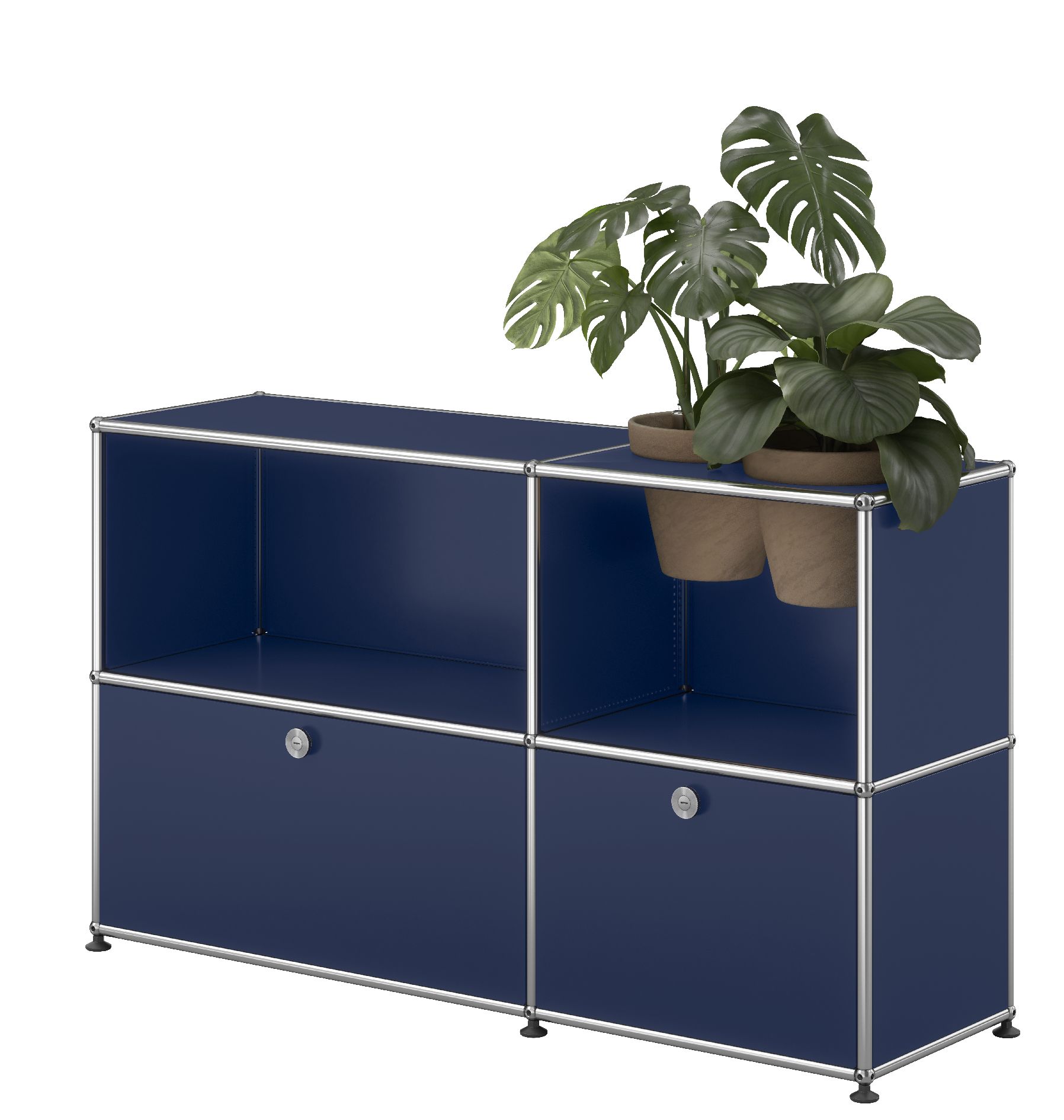 USM Haller dressoir M57 met klapdeuren en plantenbak