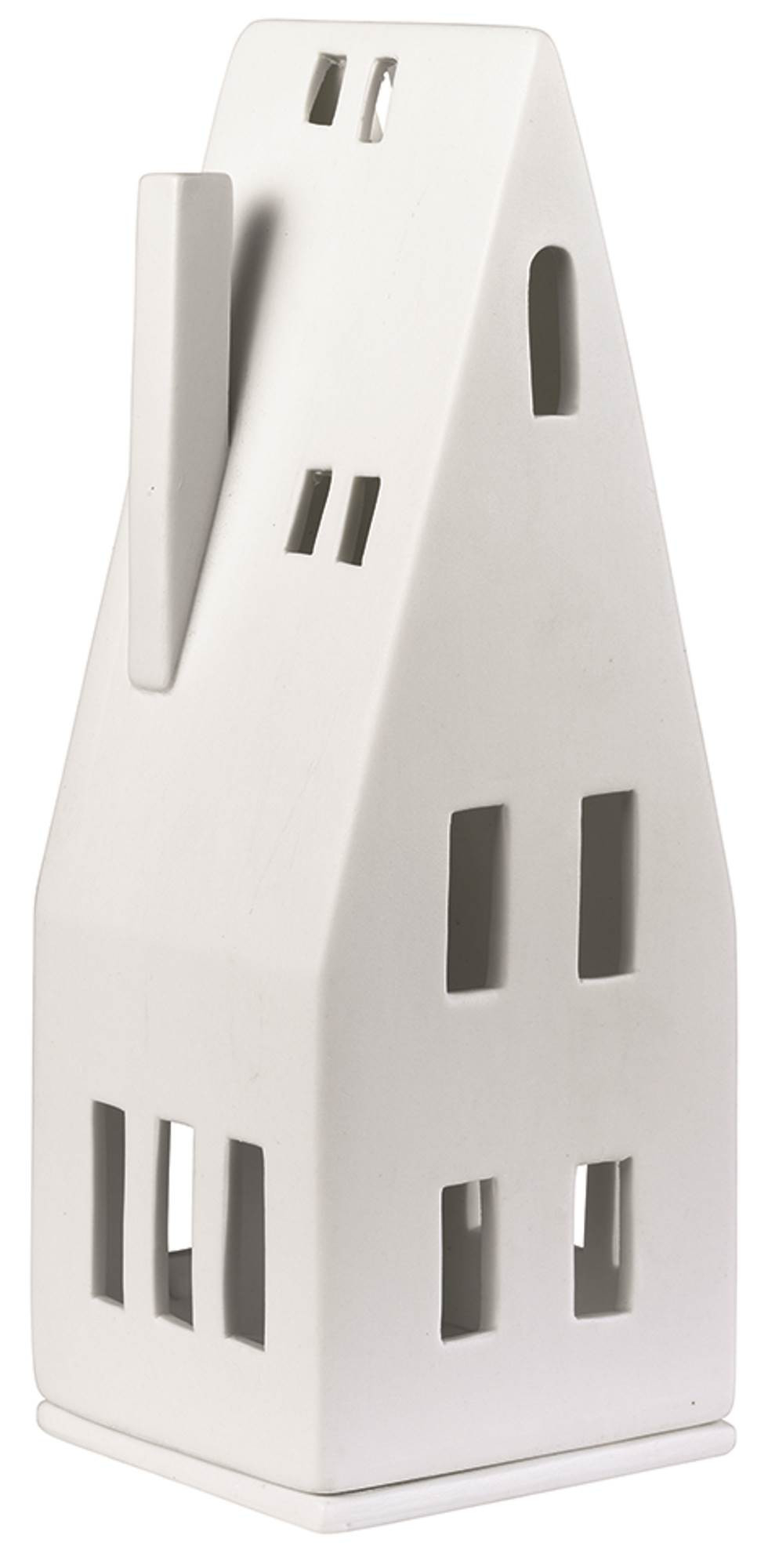 Detailaufnahme eines weißen Räder Lichthaus aus der Zuhause Sortiment Serie.