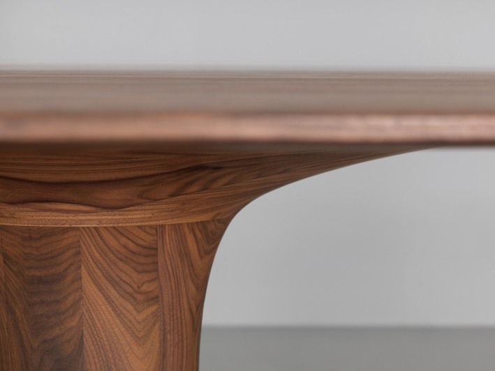 Draaitafel Oval L 300 - 330 cm Eettafel Zeitraum