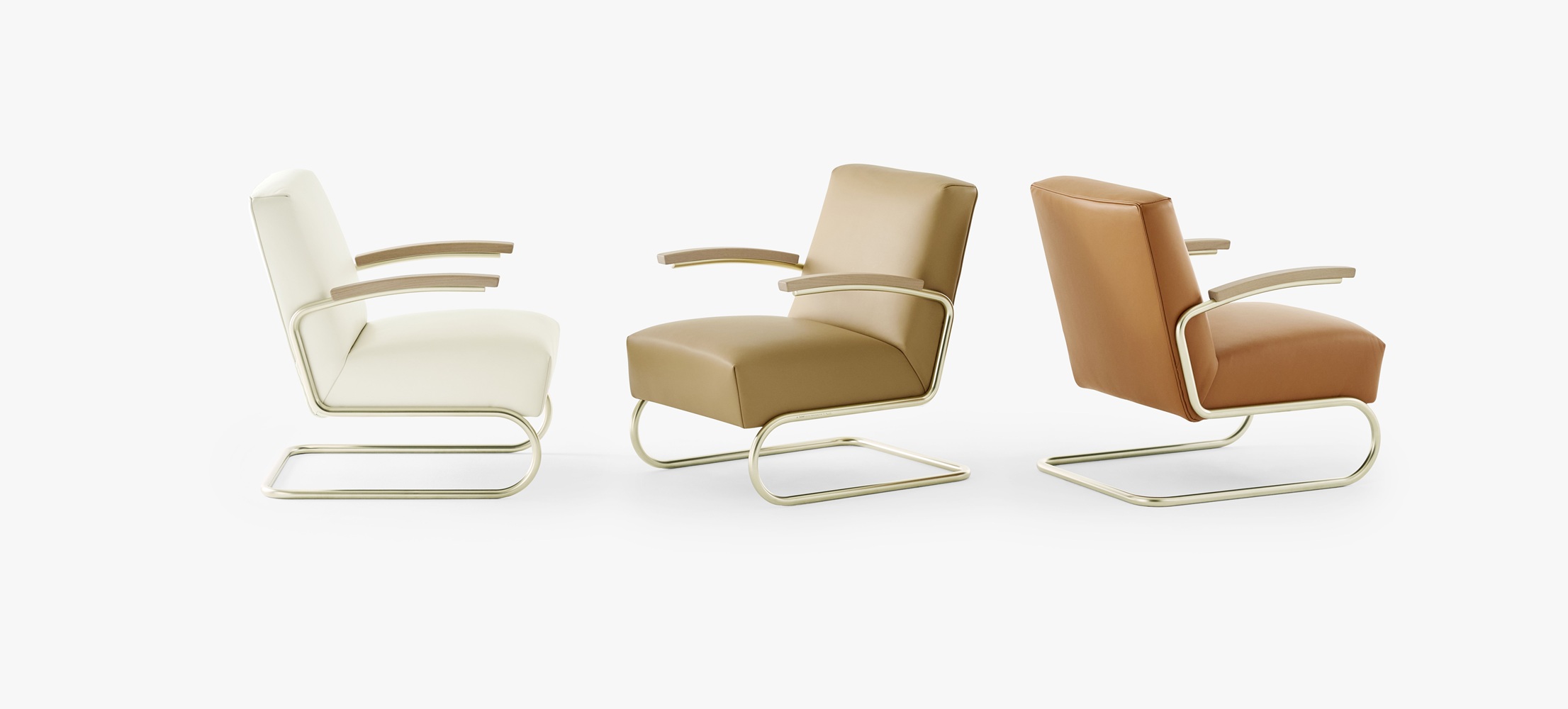 JS. Thonet by Jil Sander S 411 / S411 Fauteuil Nordic Thonet
