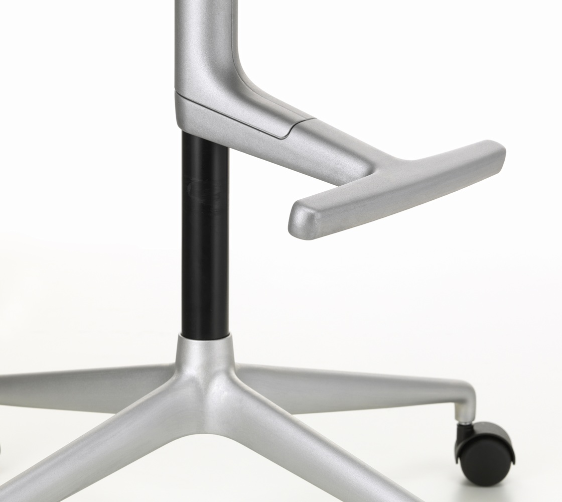 Mynt High draaistoel zitting/rugleuning van kunststof Vitra