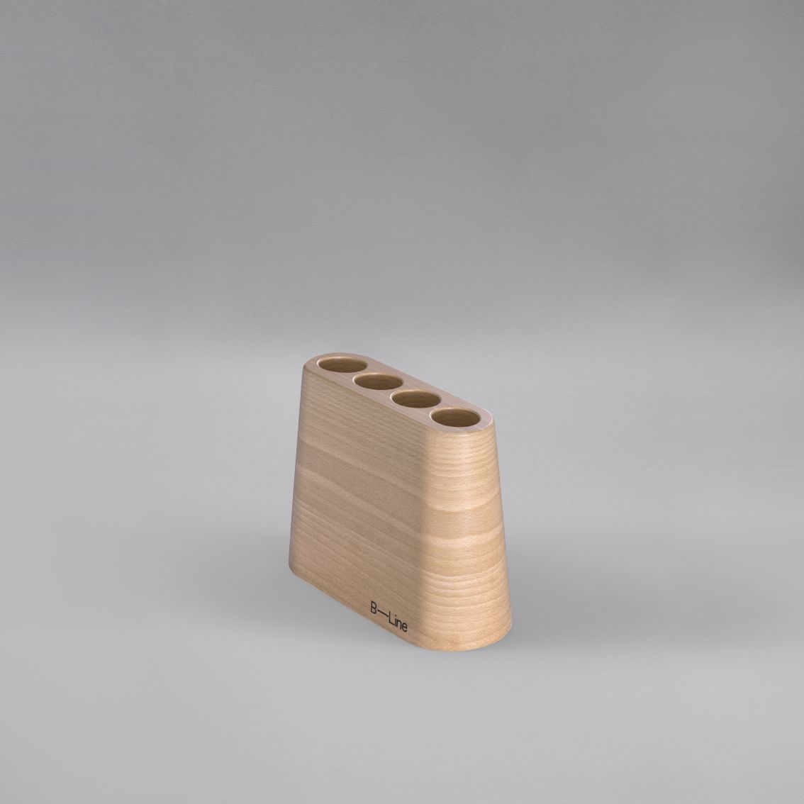 Aki Jr-pennenhouder van massief hout B-Line