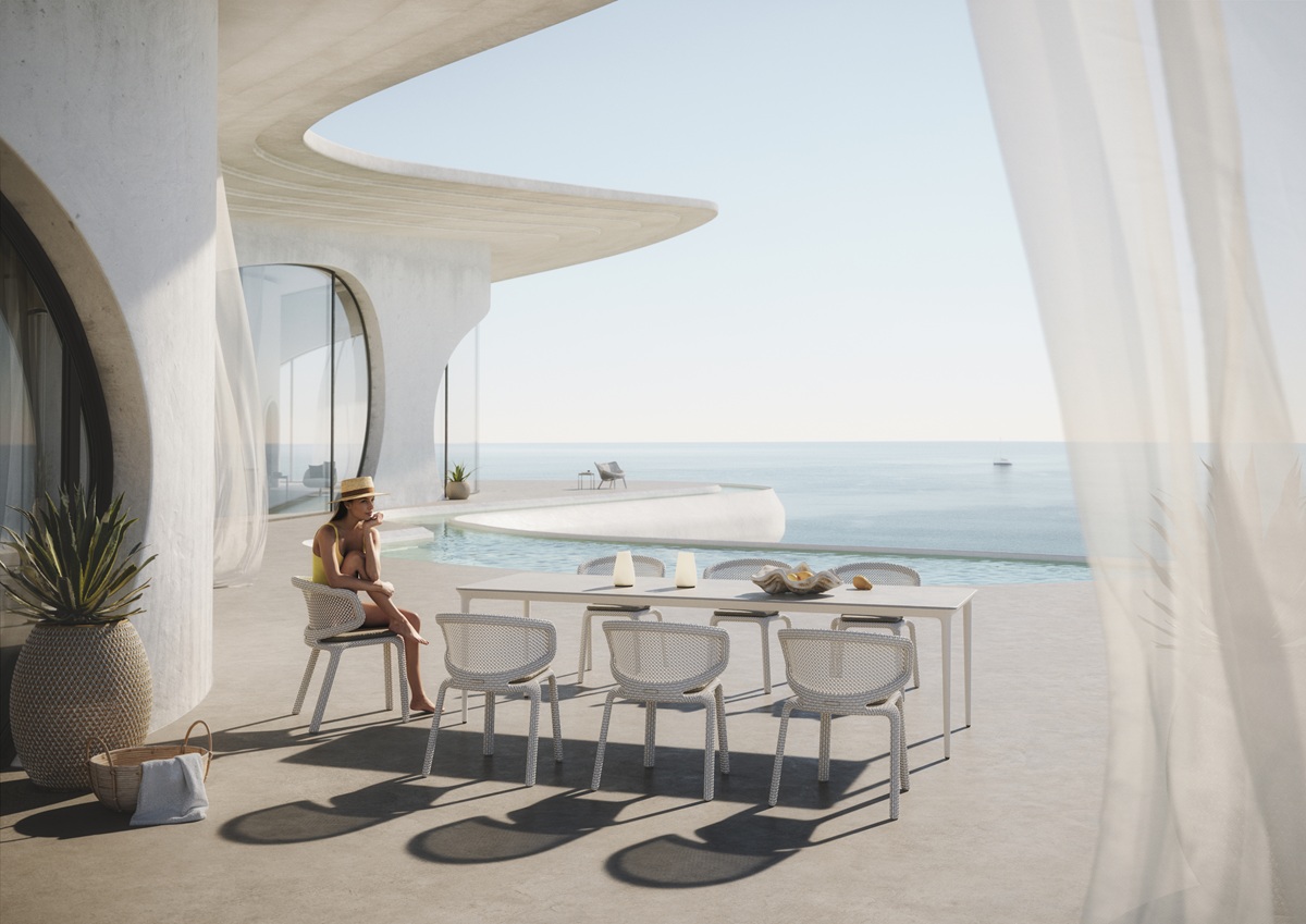 Bellmonde Outdoor Table eettafel van Dedon