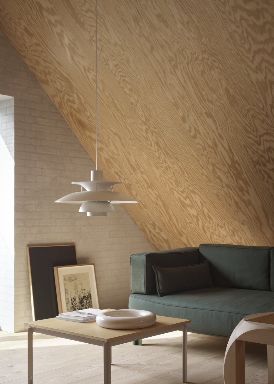 PH 5 Monochrome hanglamp Louis Poulsen Pale Pewter