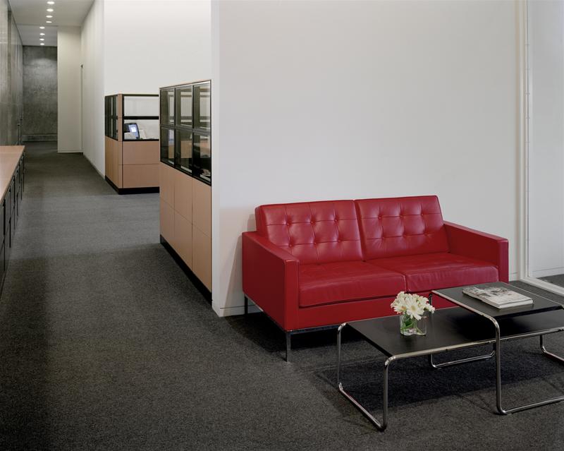 Laccio 1 salontafel klein zwart / antraciet Knoll International - QUICK SHIP