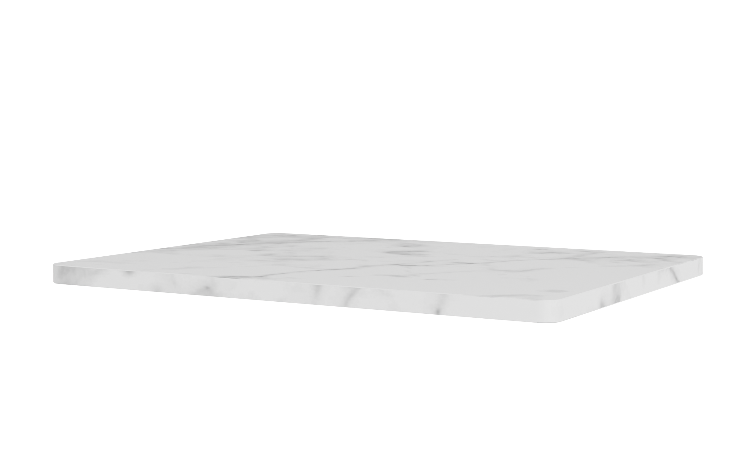 Panton Wire Abdeckplatte von Montana, B 35 cm, in Marmor-Optik für modulare Regalsysteme.