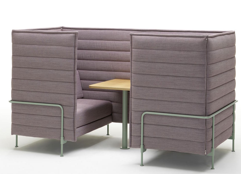 Alcove Cabin 2-zitsbank met hoge rugleuning Vitra