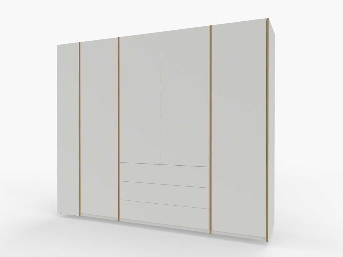 MODULAR PLUS-kast met aanbouwrek links van Müller Möbelwerkstätten