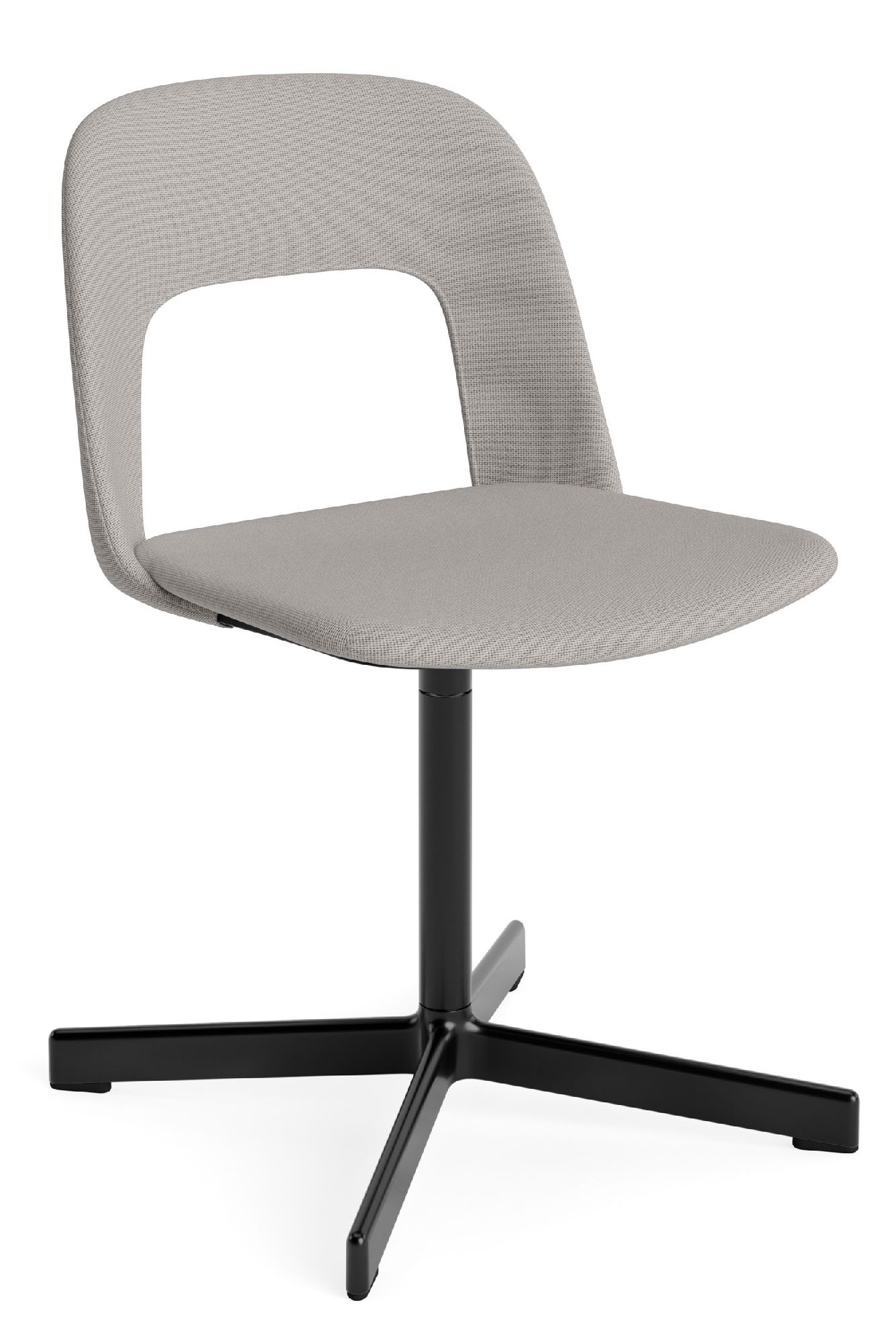 Layout Side Chair 134 stoel met vierpotig draaivoet van Hay