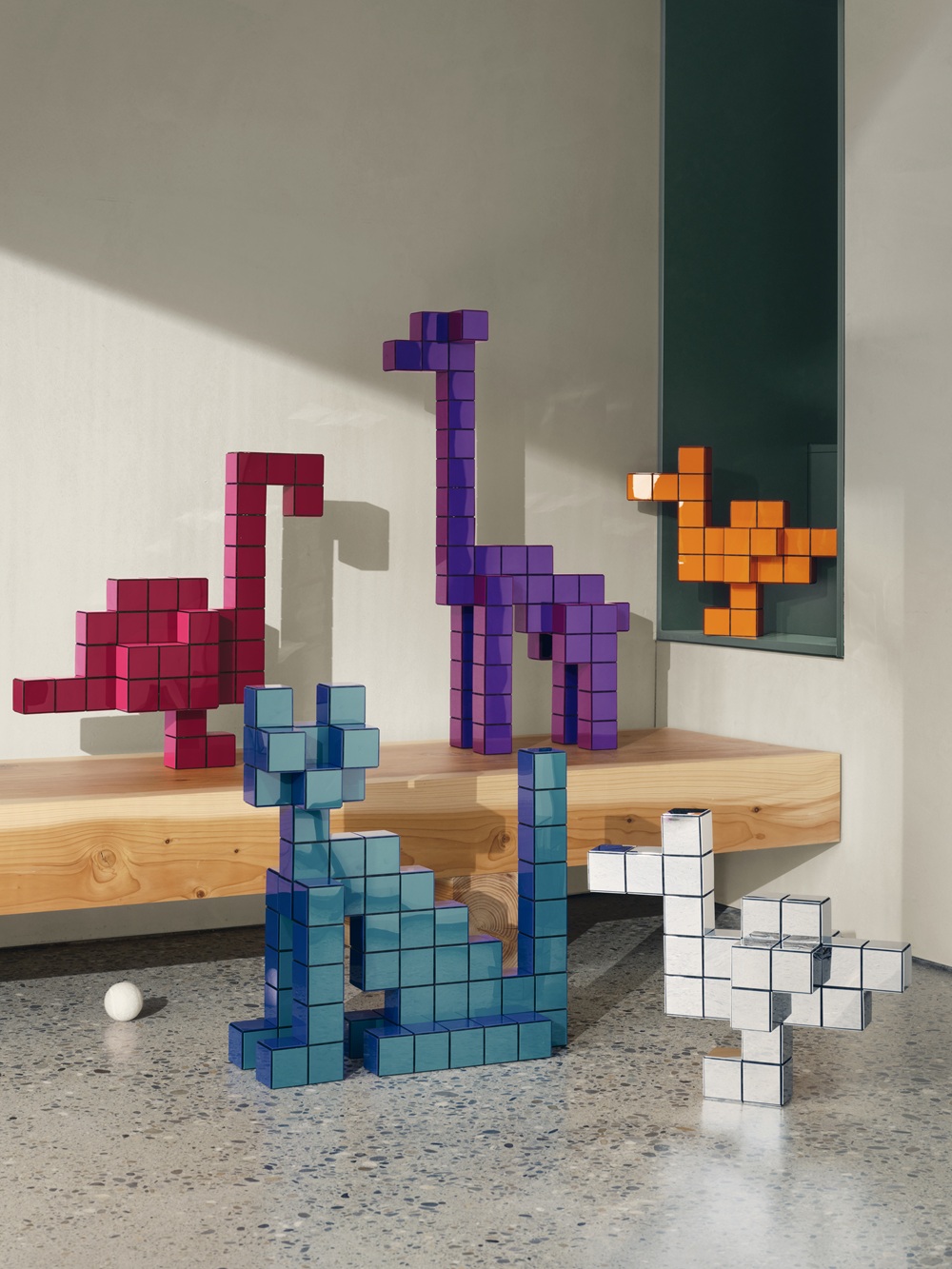 Panton Cubes Cat Duoton Sculptuur Vitra