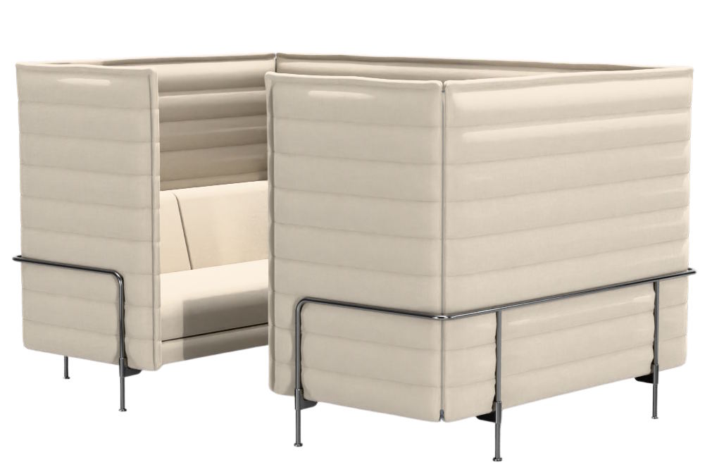 Alcove Cabin 2-zitsbank met hoge rugleuning Vitra