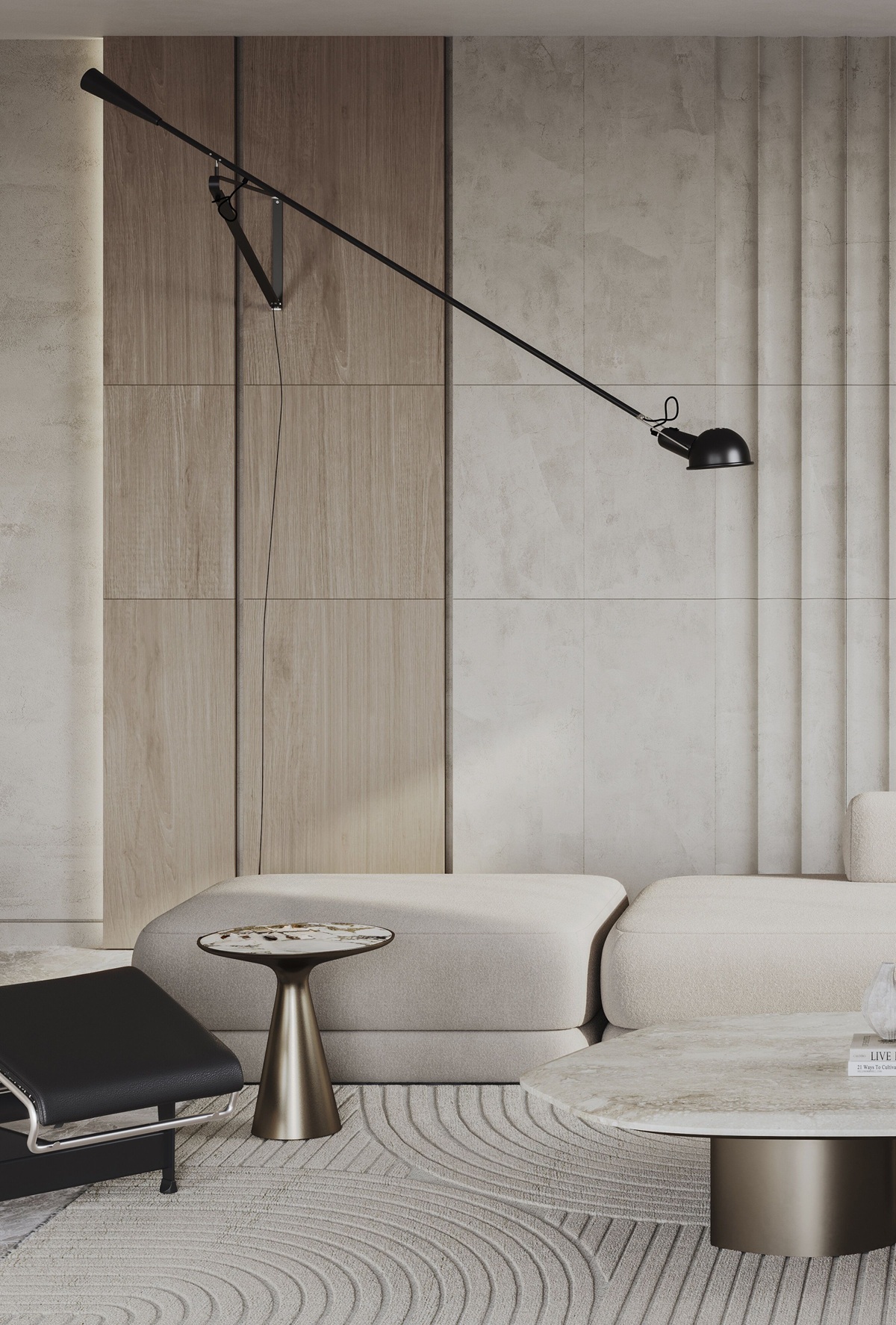 265 verstelbare wandlamp van Flos