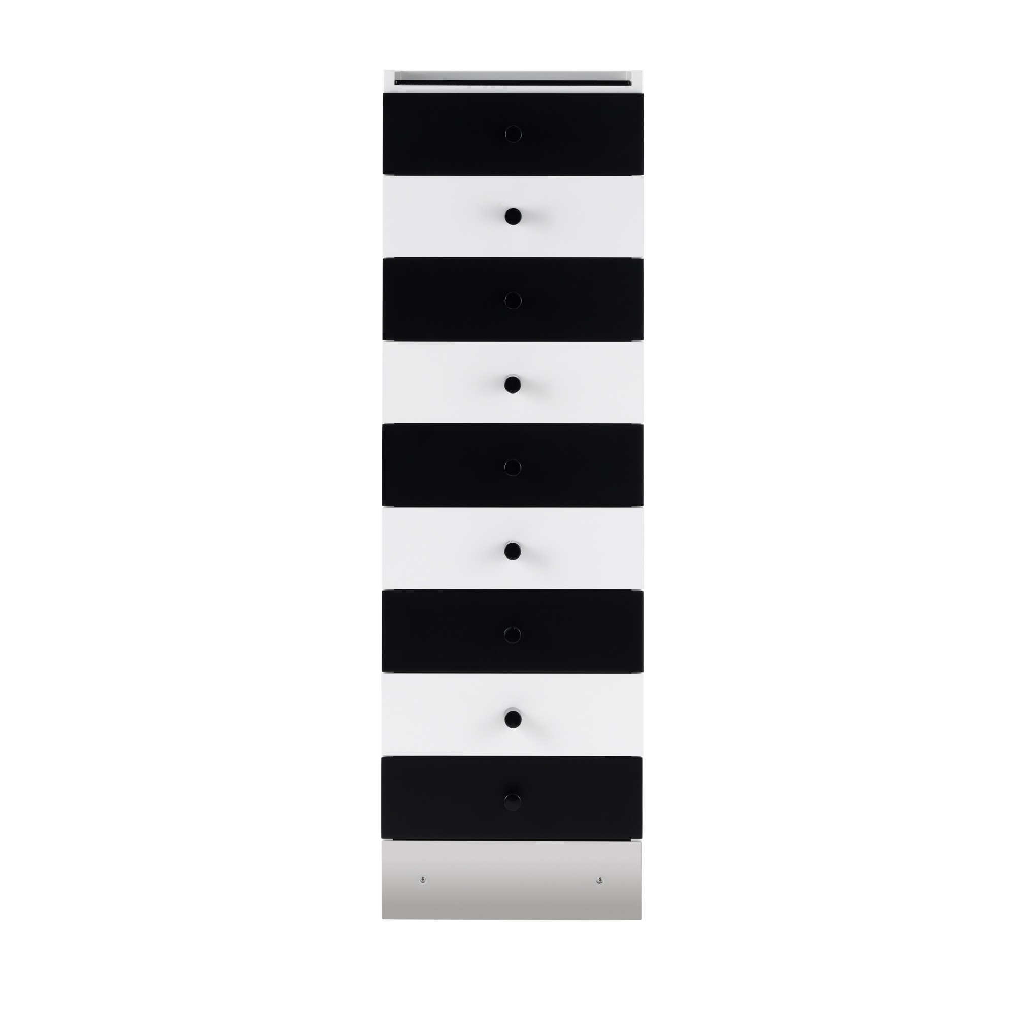 5x zwart / 4x wit