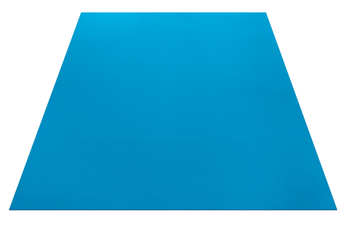 Blauer, rechteckiger Teppich von Hey-Sign by BWF Group, ideal für Wohnzimmer und Schlafzimmer.