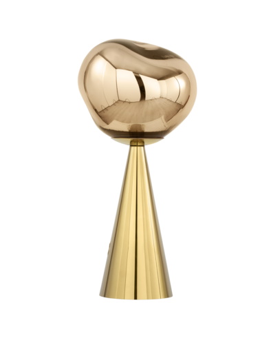 Goldene Melt LED Tischleuchte von Tom Dixon: Moderne, tragbare Lampe für stimmungsvolle Beleuchtung.