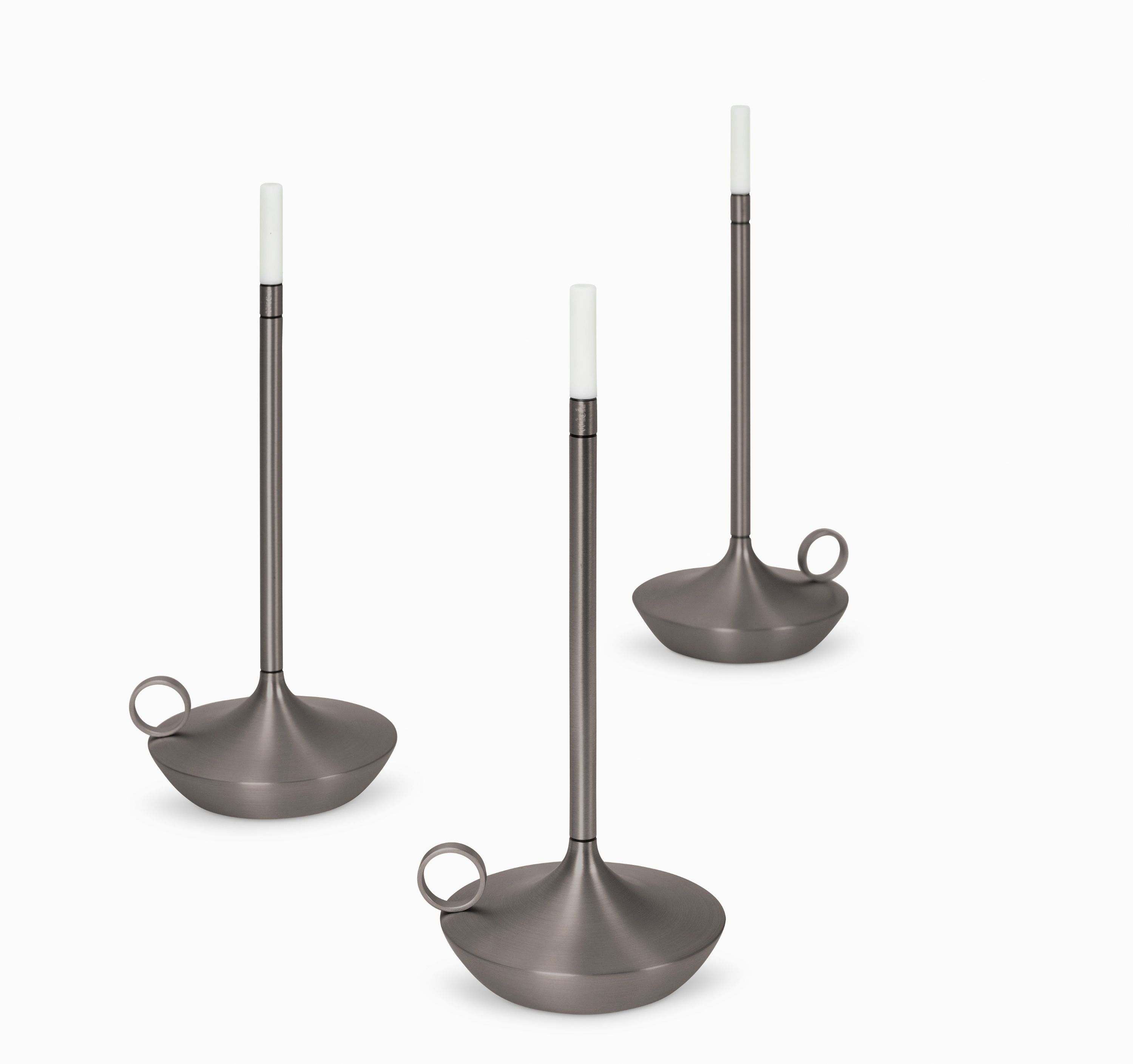Wick draagbare acculamp / tafellamp met USB, Graypants-kleur