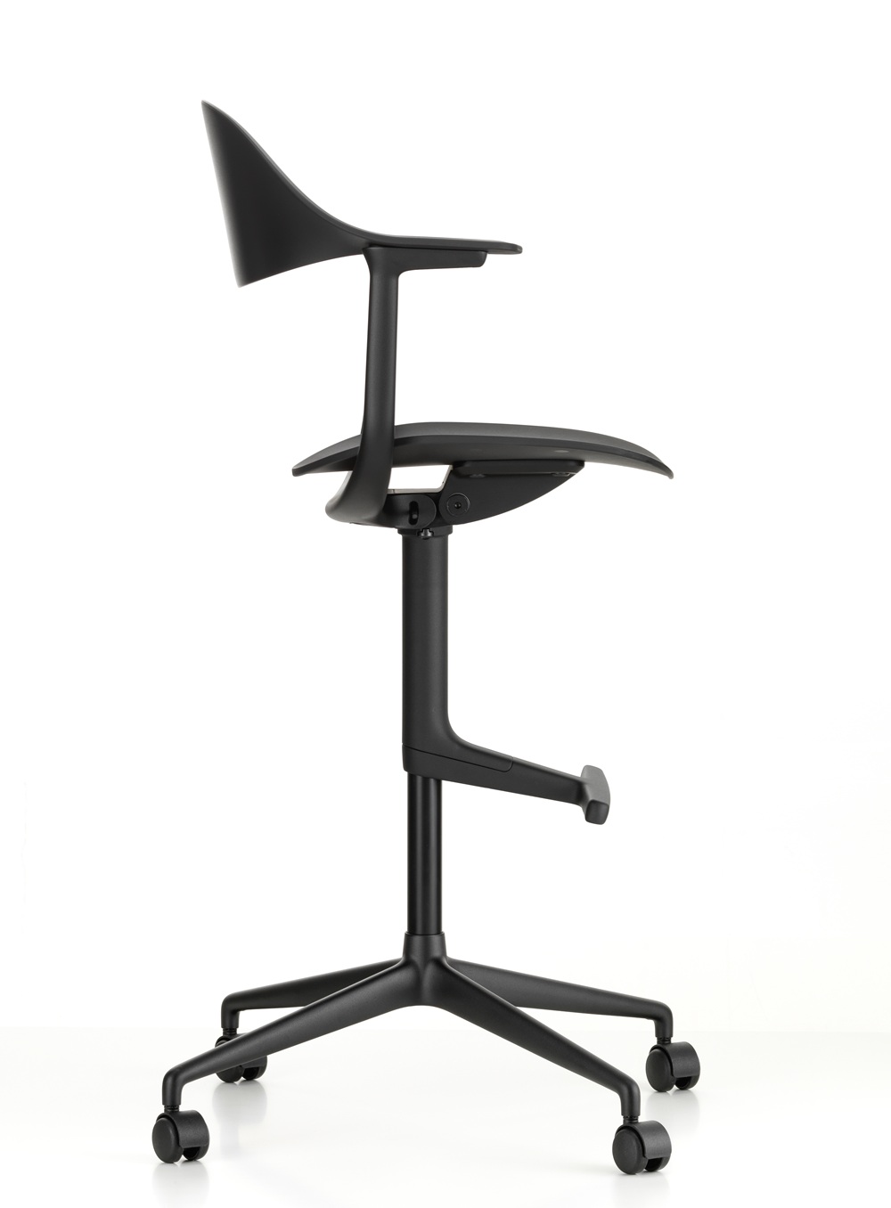 Mynt High draaistoel zitting/rugleuning van kunststof Vitra