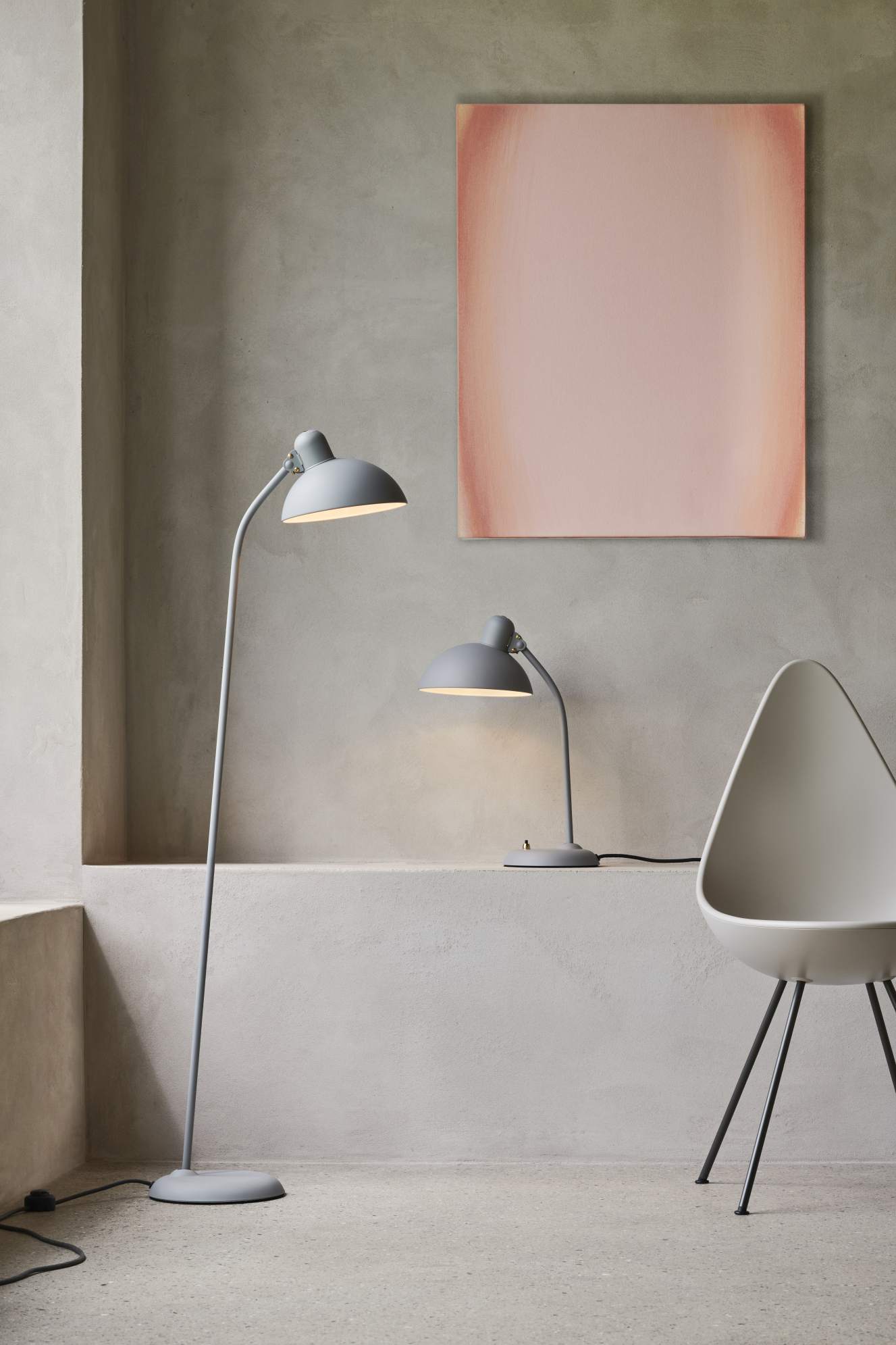 6556 T Tafellamp KAISER idell Fritz Hansen Easy grey