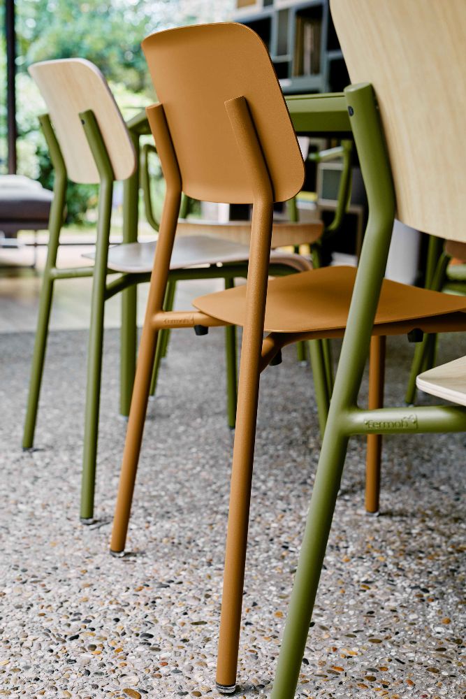 Studie Chair stoel van eikenhout voor binnen, Fermob