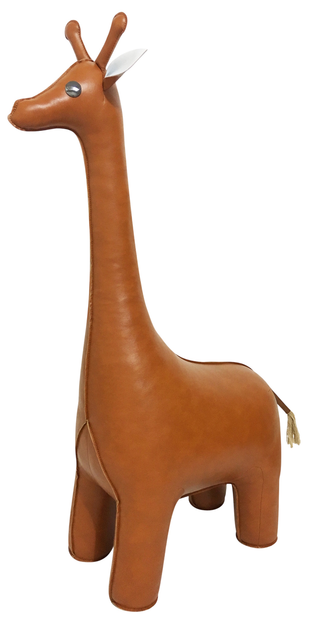 Leren knuffel XXL Giraffe Züny 