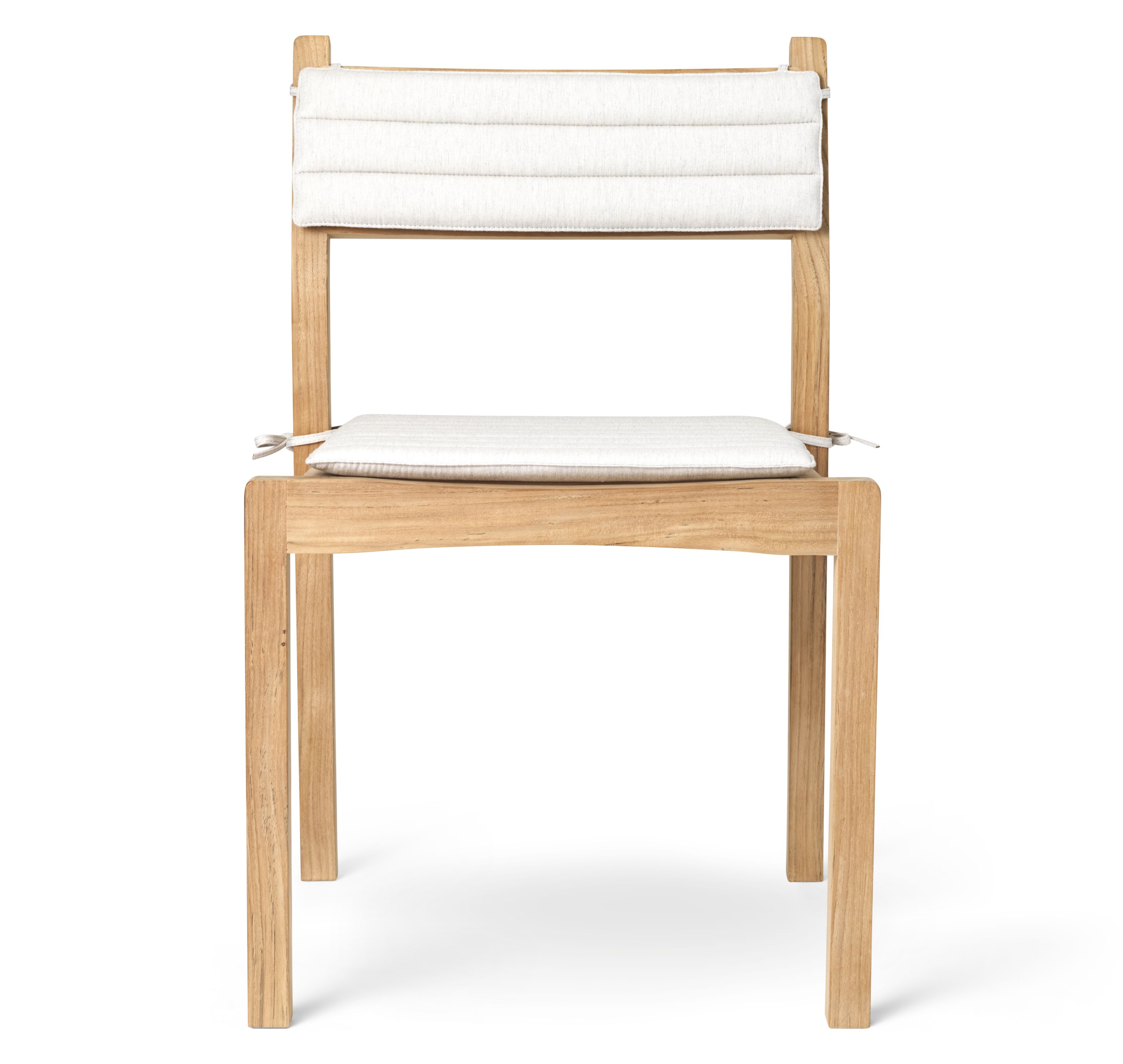 CU AH501B Rückenkissen für Carl Hansen AH501/AH502 Gartenstuhl, weiße Outdoor-Polsterung.