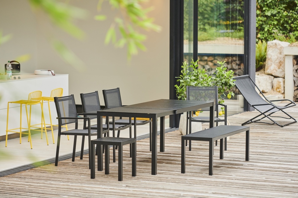 Fiam Aria Outdoor uitschuifbare tafel van Jan Kurtz