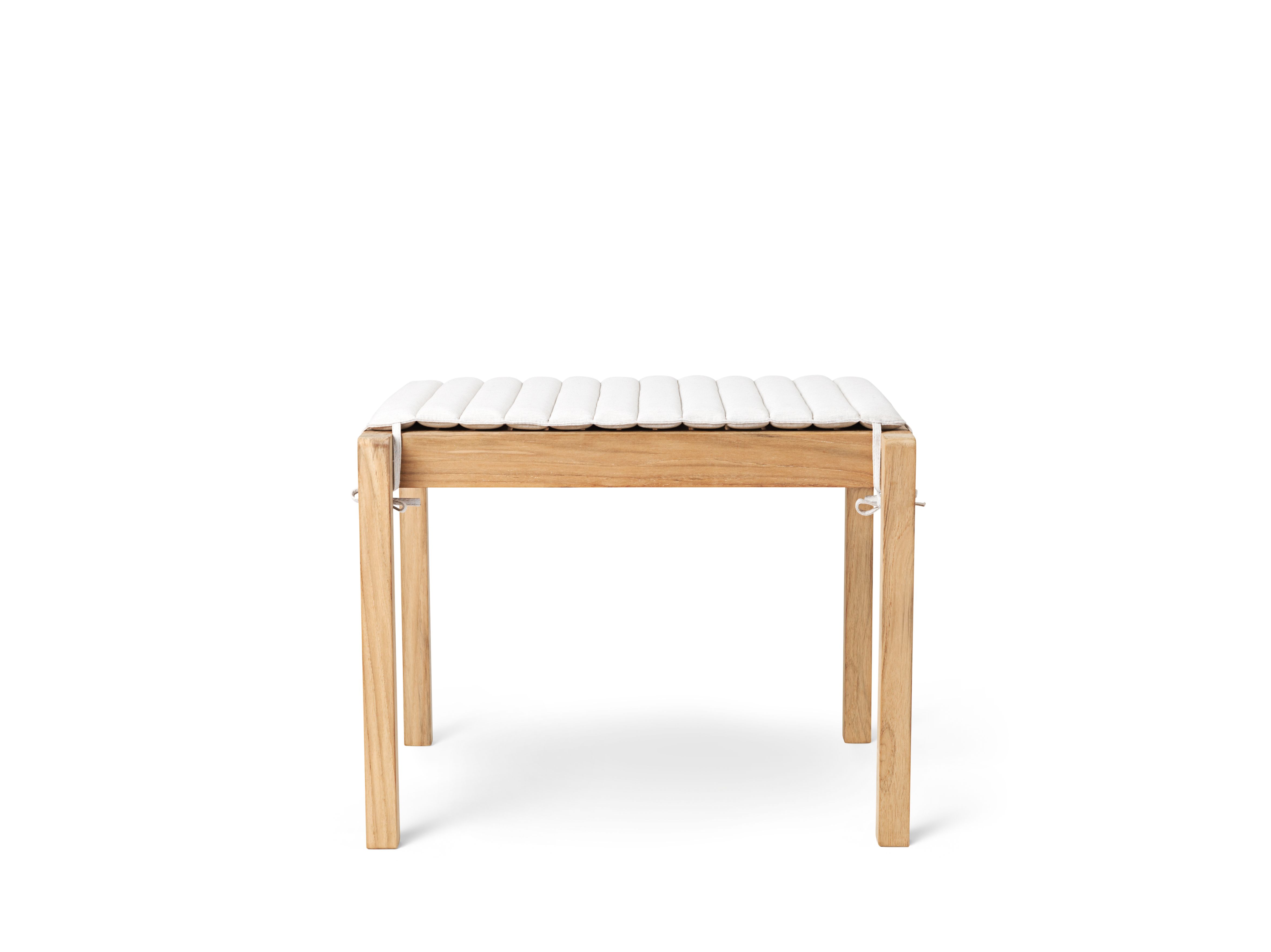CU AH911 Kissen für Carl Hansen & Søn AH911 Hocker/Beistelltisch, weiße Polsterung, Outdoor geeignet.