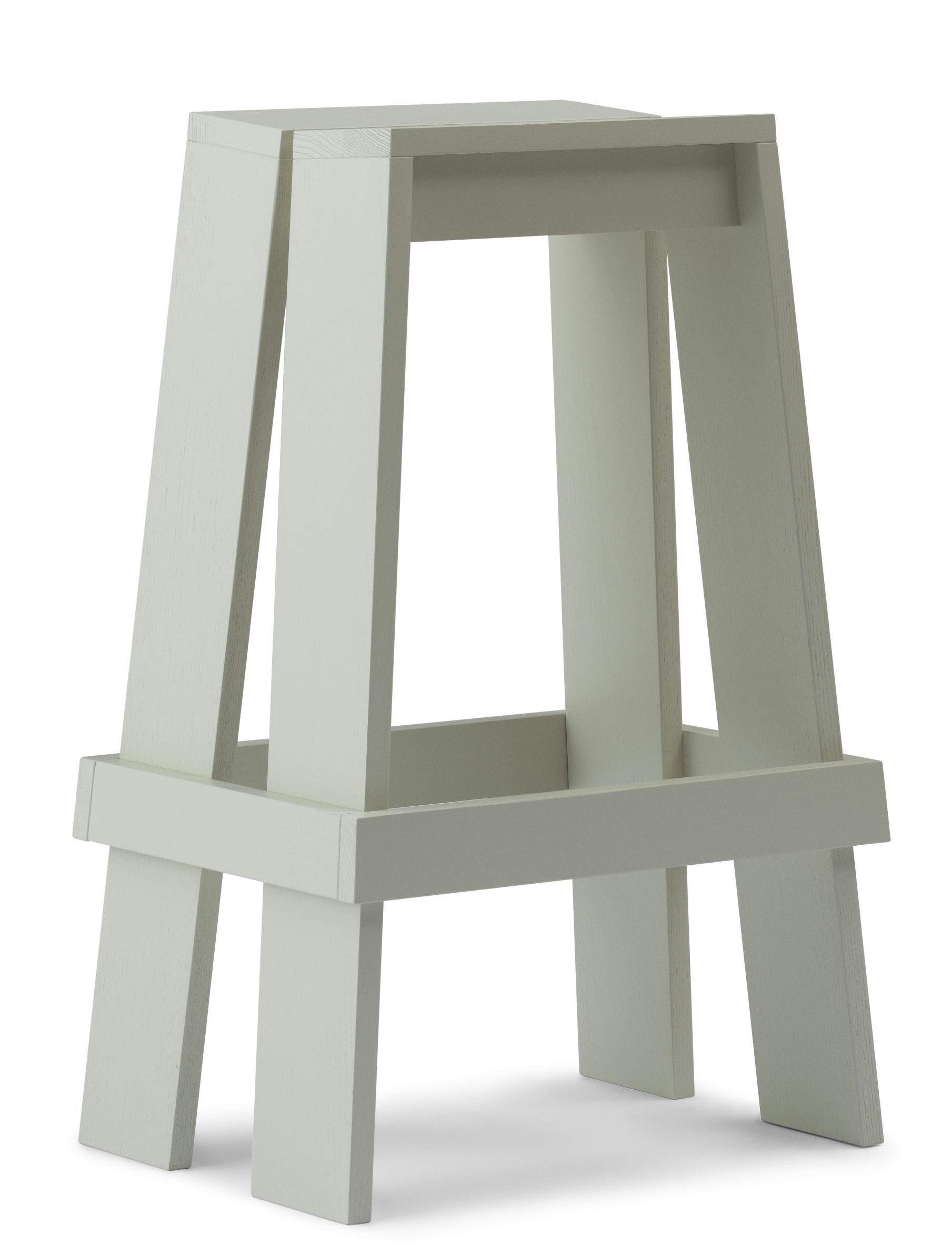 Let Barstool Barhocker H 75 cm von Normann Copenhagen aus hellem Holz, modernes Design.
