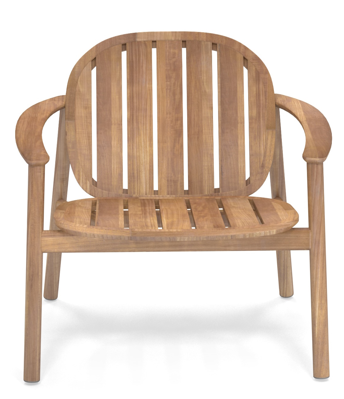 Twins Lounge Chair von Emu, Armlehnstuhl aus Holz für den Garten und die Terrasse.