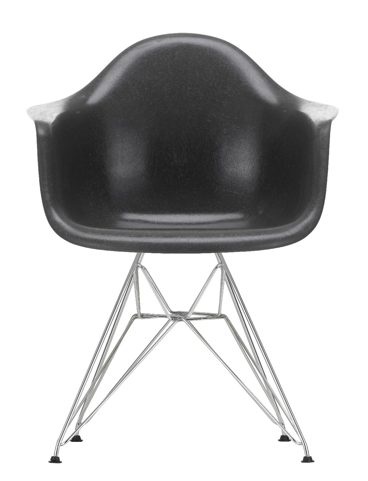 Eames Fiberglass Arm Chair DAR-stoel ELEPHANT HIDE GREY Vitra UNIEK EXEMPLAAR