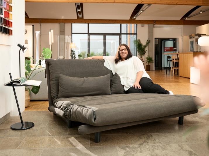 Multy First 3-zits slaapbank met wigkussens van ligne roset