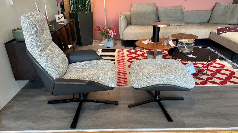 Rei fauteuil en voetenbank Prostoria displaymodel