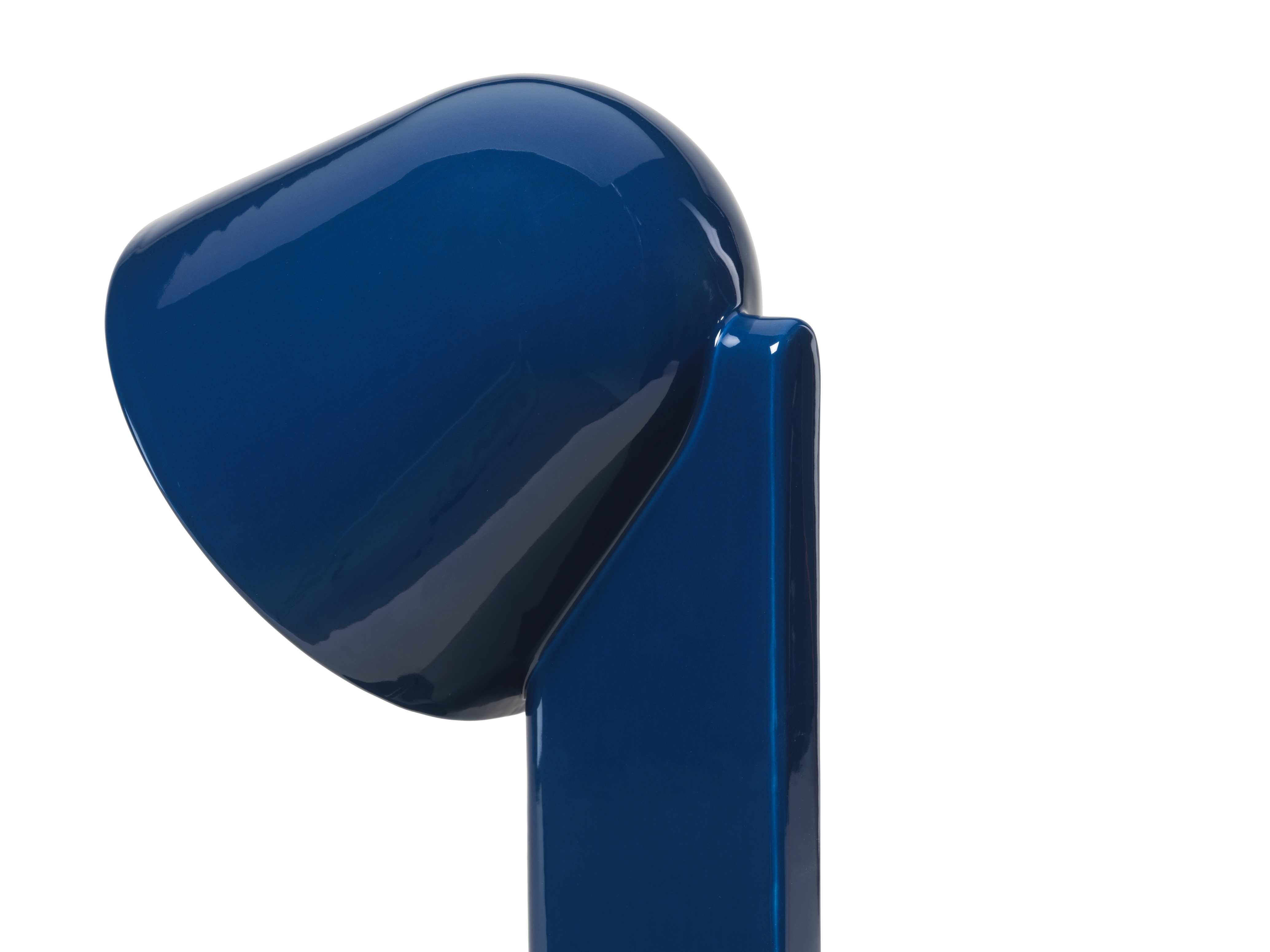 Céramique Down Table Lamp Tafellamp Keramiek Marineblauw Flos UNIEK EXEMPLAAR