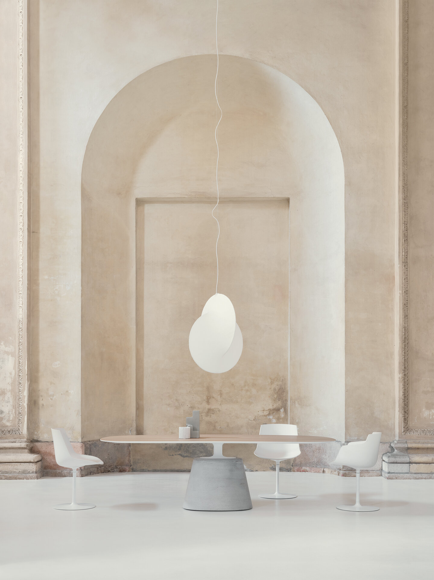 Flow Armchair, fauteuil met armleuningen van MDF Italia