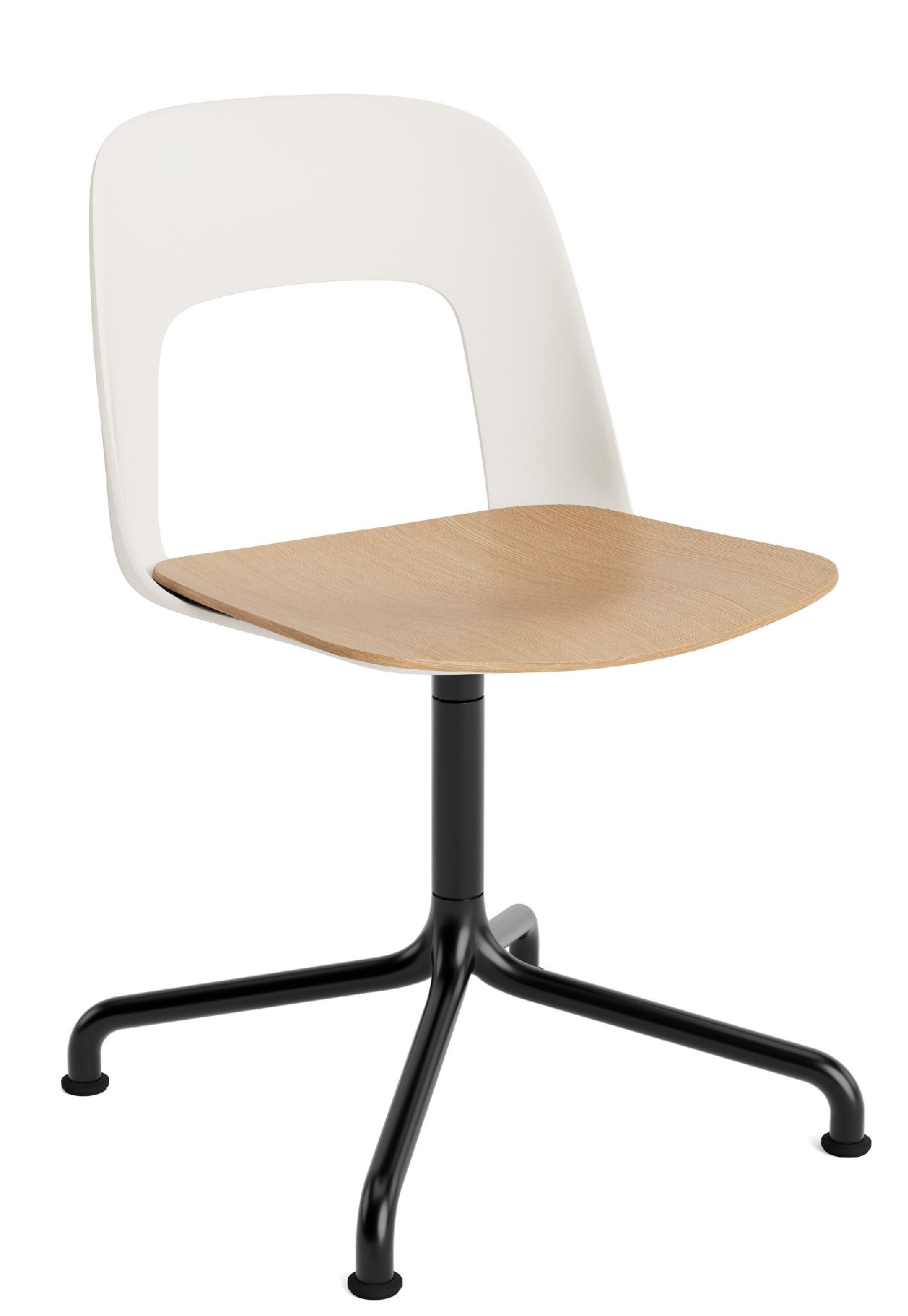 Layout Side Chair 152 draaistoel met vierpoot Hay