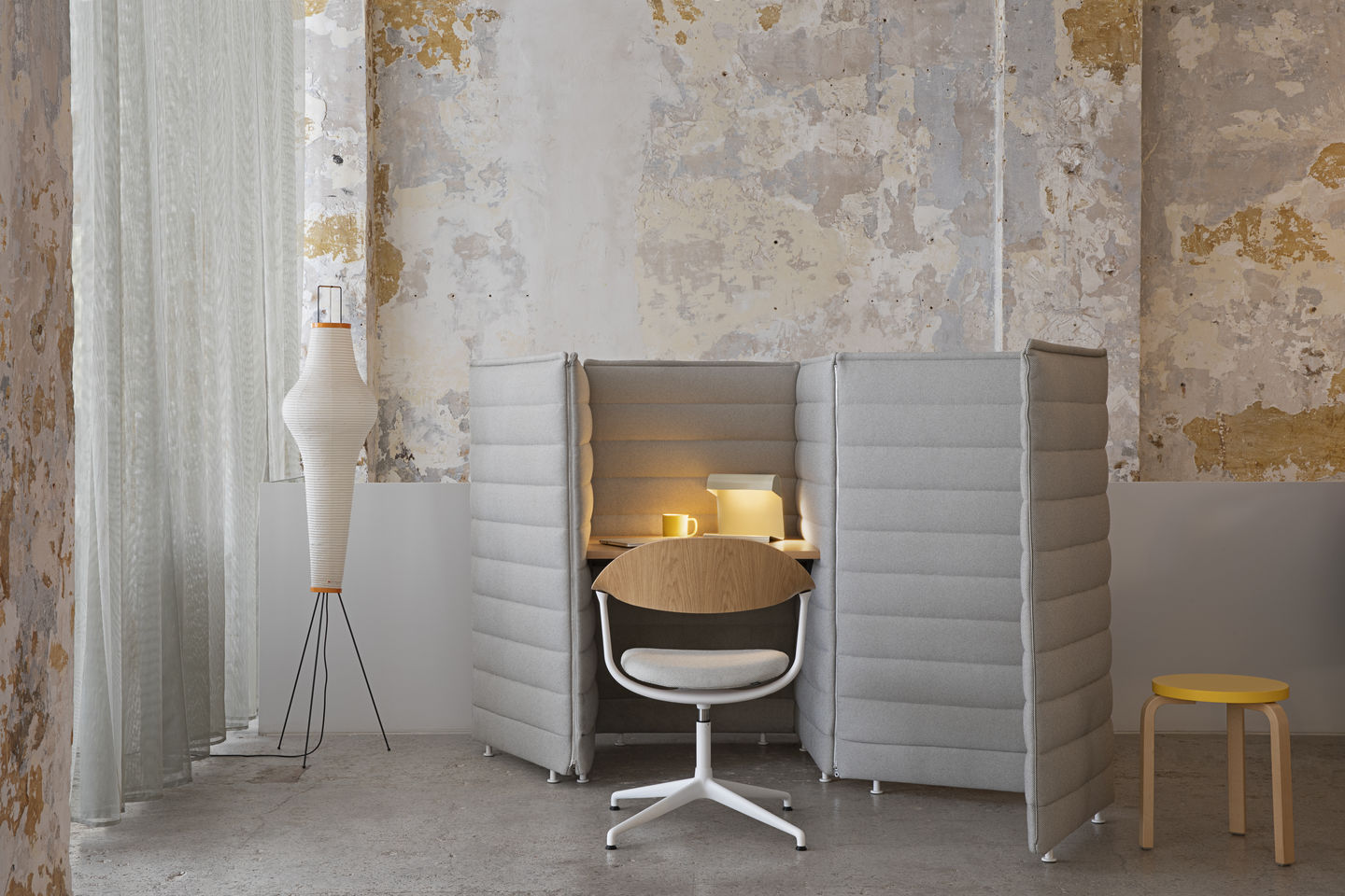 Alcove Plus scherm 1-delig scherm Vitra