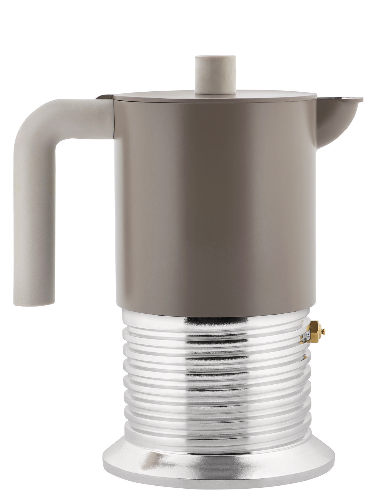 PM01/6 Vite-espressopot voor 6 kopjes, Alessi, warm Grau