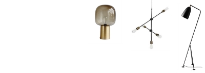 Lampen in Scandinavische stijl