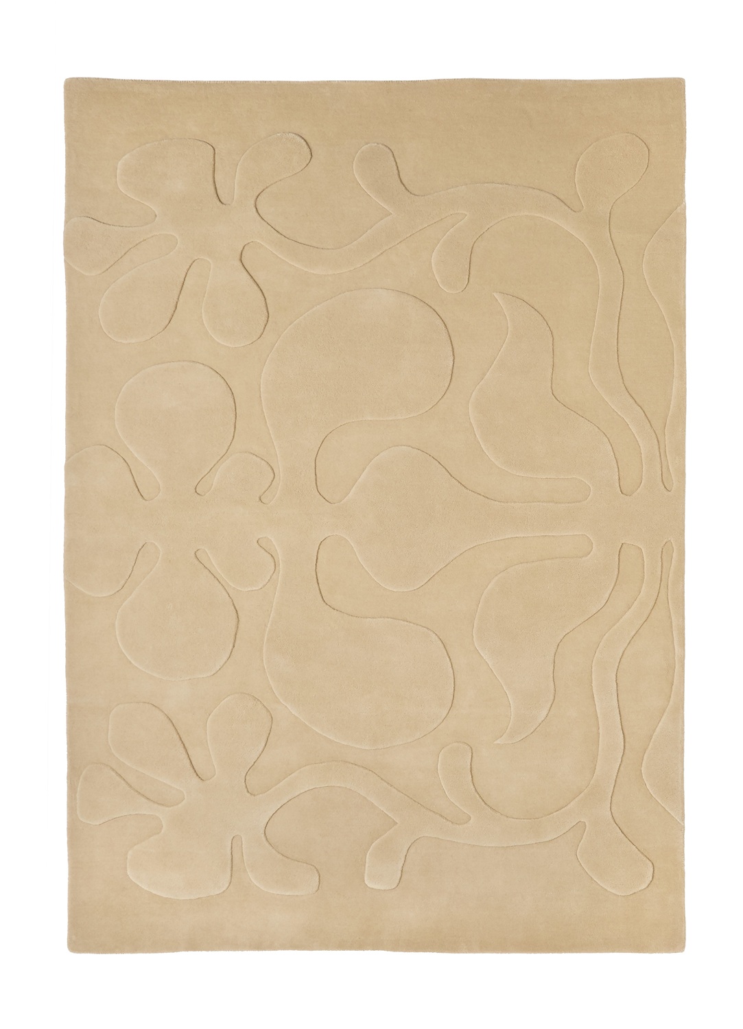 Lucia Eames Rooted-tapijt Ivory Nanimarquina