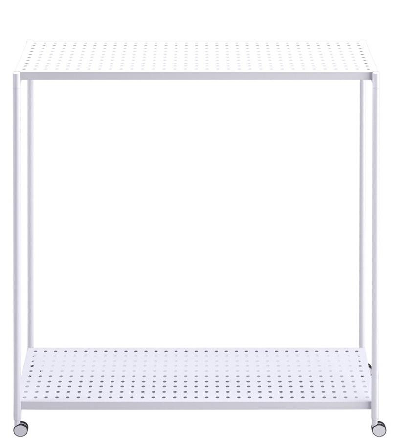 Weißer Meeting Kleiderbügelständer von Rexite mit Rollen, minimalistisches Design für Büro und Konferenzraum.